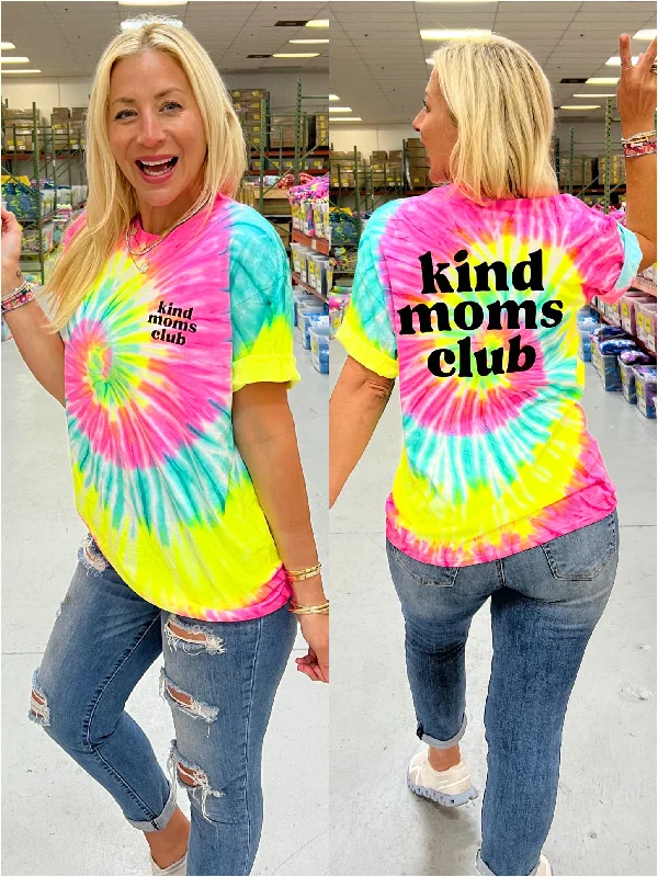 Kind Moms Club Tie-Dye Tee