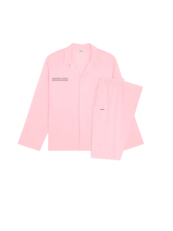 Mens 365 Lightweight Long Pyjama Set —magnolia pink