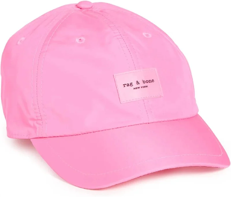 Women's Addison Baseball Cap In Pink