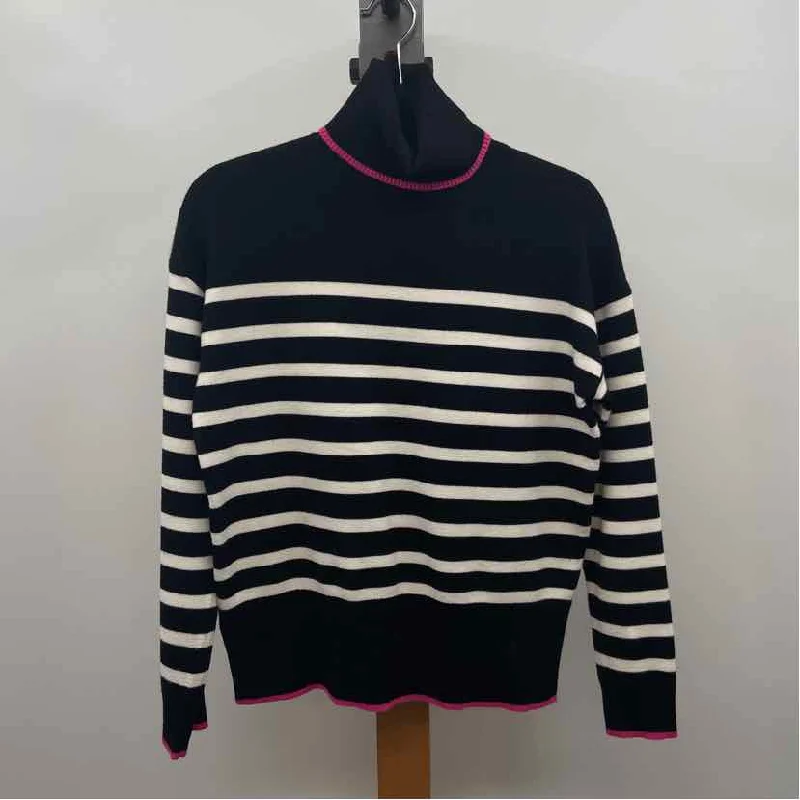 Nicole Miller Women's Size XS Black Stripe Sweater