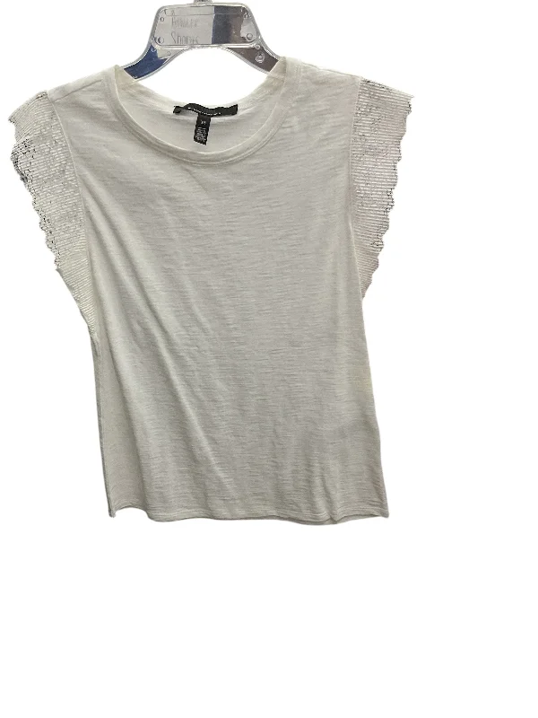 Top Sleeveless Basic By White House Black Market In White, Size: Xs