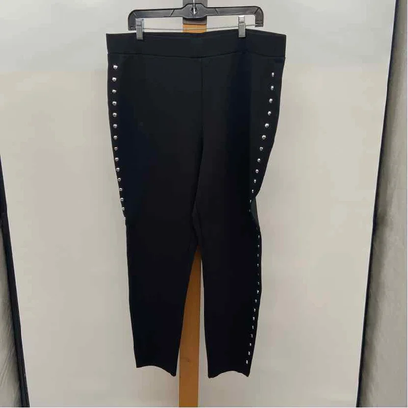 Bar lll Women's Size XXL Black Studs Pants