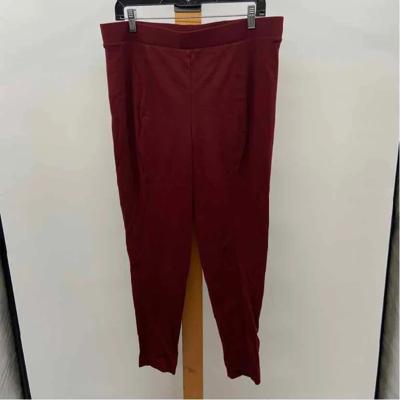 Vince Camuto Women's Size L Red Solid Pants