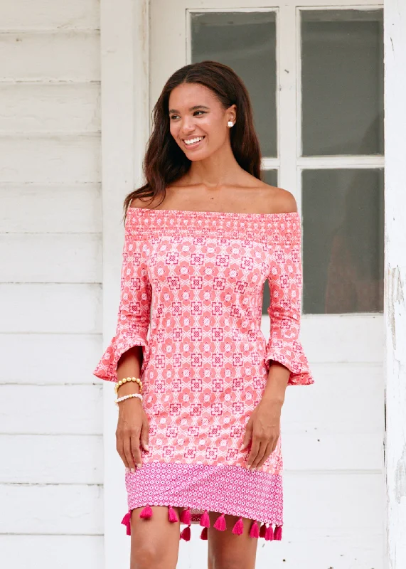 Coral Gables Off The Shoulder Dress