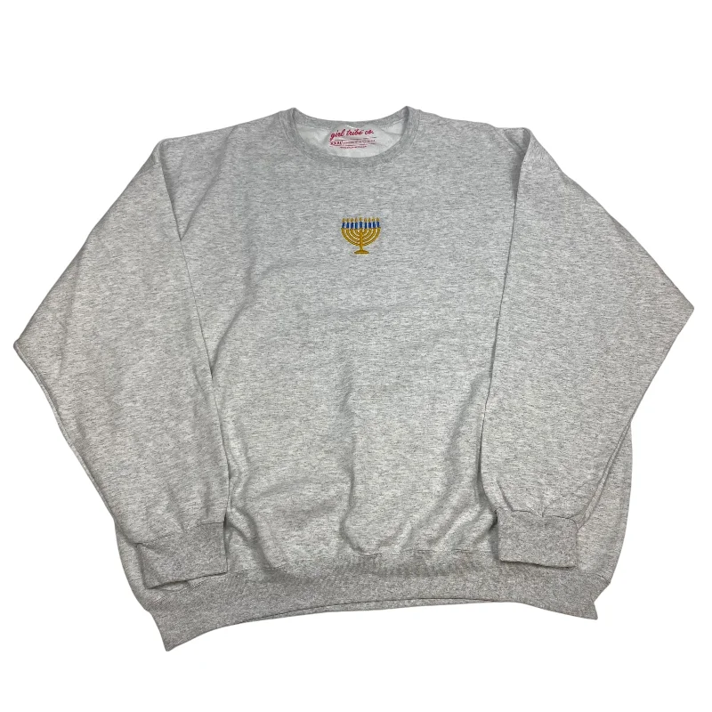 Sweatshirt Crewneck By Girl Tribe Co In Grey, Size: 2x