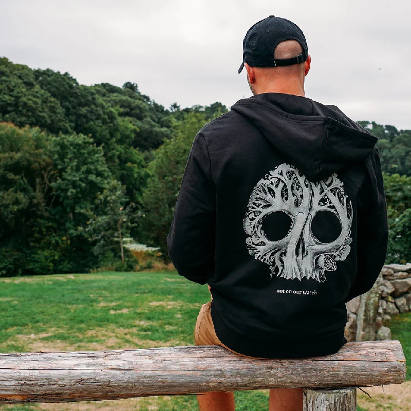 WHOI X CC Skull Zip Hoodie