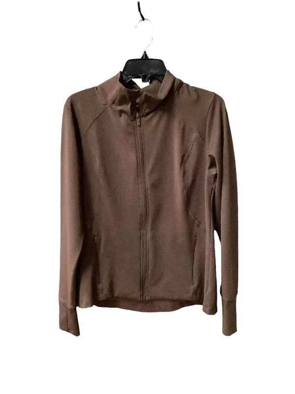 Athletic Jacket By All In Motion In Brown, Size: M