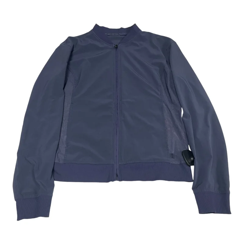 Athletic Jacket By Lululemon In Blue, Size: S