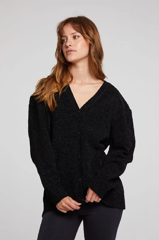 Fairfax Licorice Cardigan