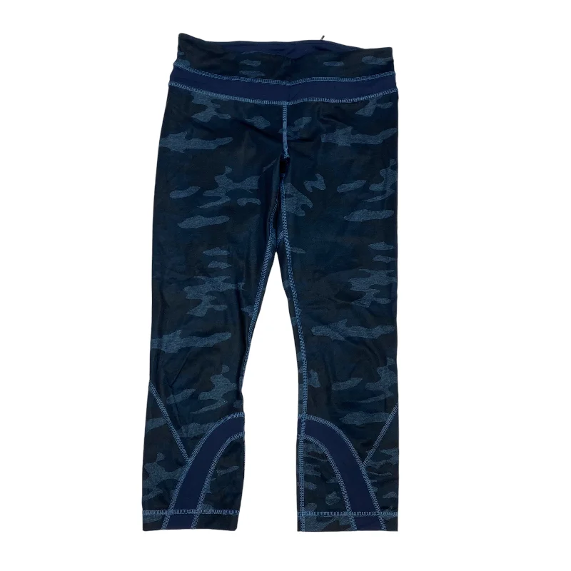 Athletic Leggings Capris By Lululemon In Navy, Size: 6