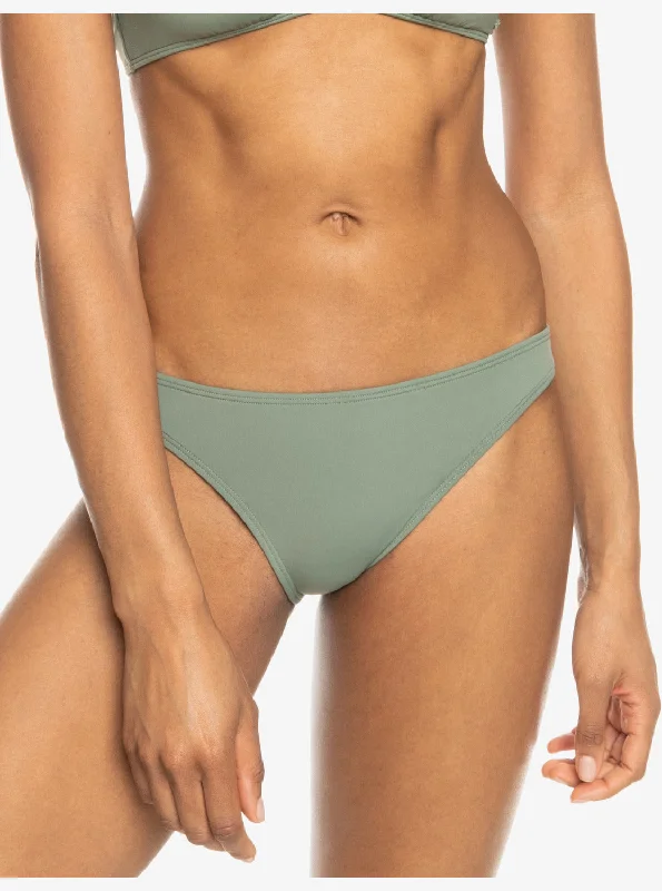 Beach Classics Moderate Bikini Bottoms - Agave Green