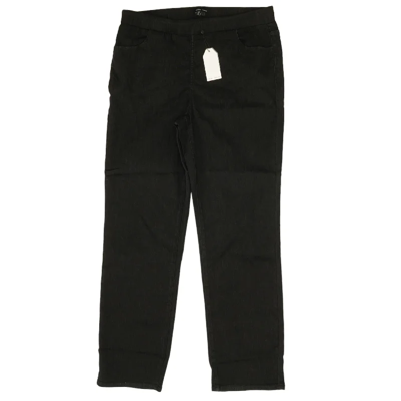 Black Solid Jeans