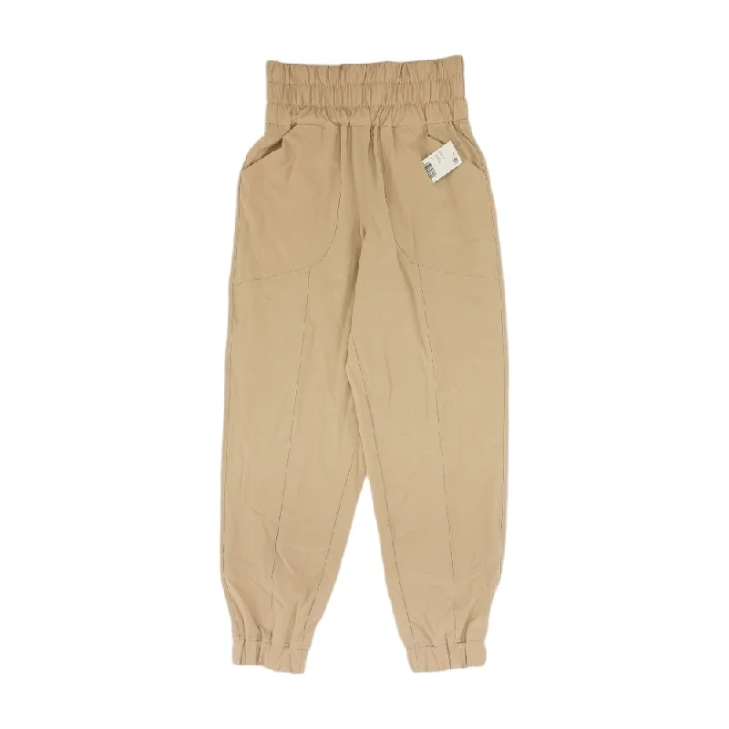 Khaki Solid Pants