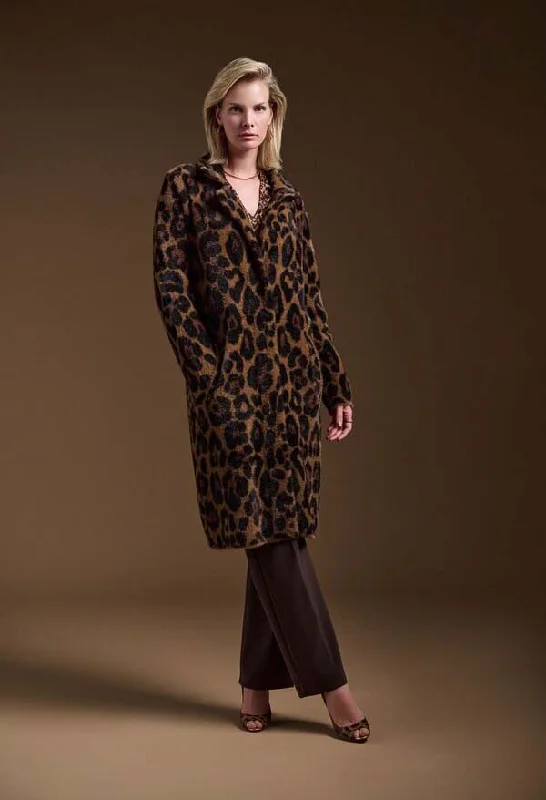 Leopard Print Coat