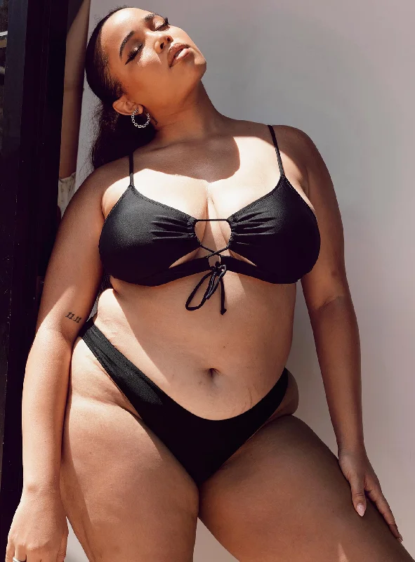 Ashley Bikini Bottoms Black Curve