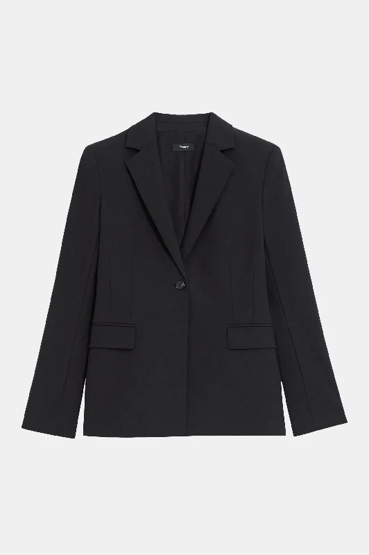 Sculpt Blazer in Black