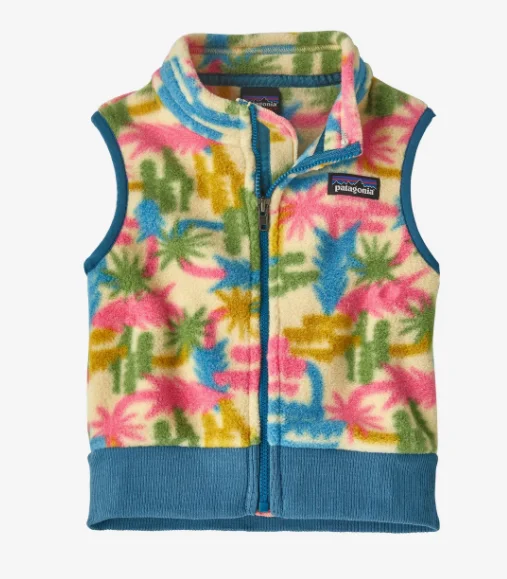 Patagonia Baby Synchilla® Fleece Vest - Tree Connection: Oat White